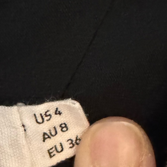 Fame & Partners half Gray plaid and half black LP Women's Dress - Picture 4 of 5